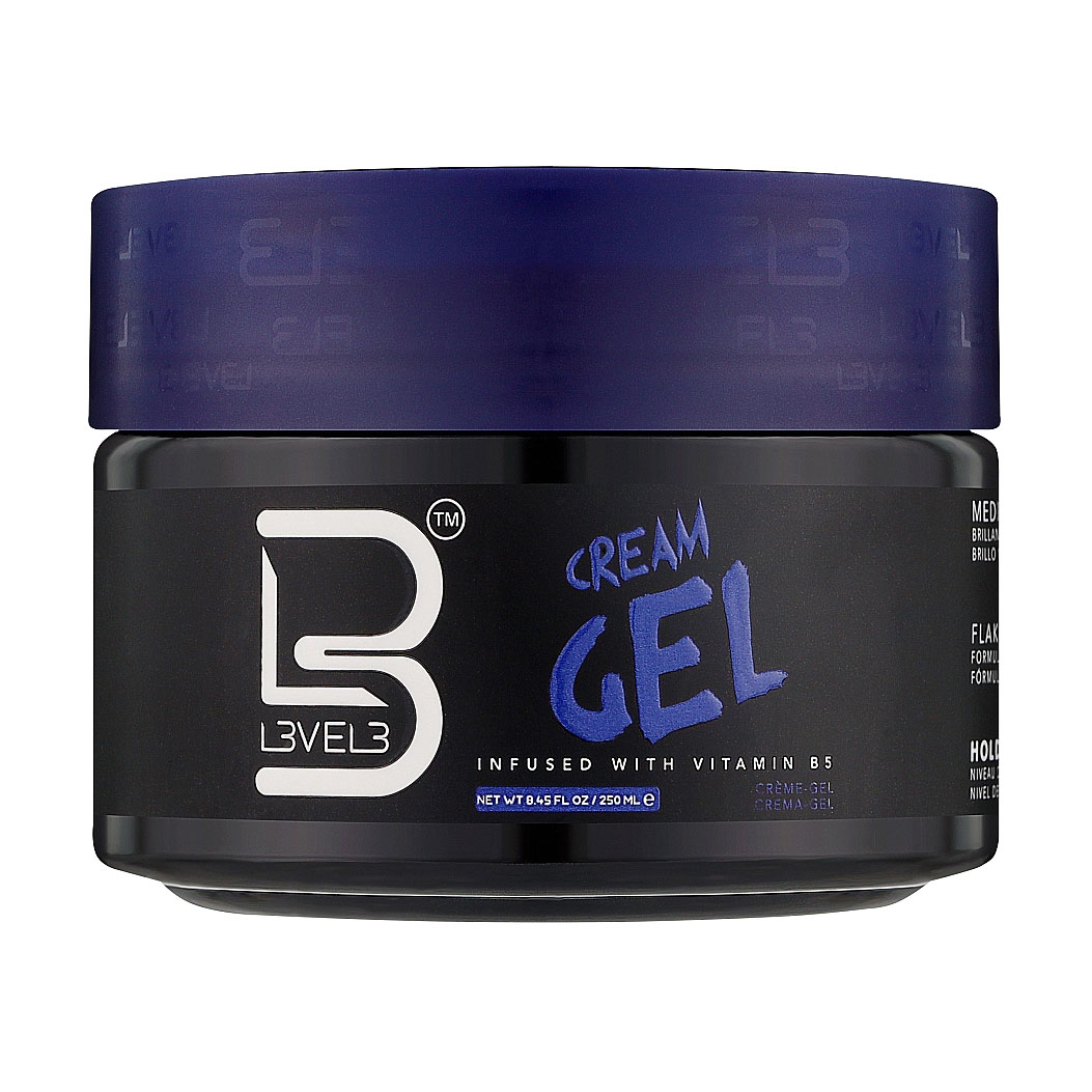 Крем-гель для укладання волосся Level3 Cream Gel With Vitamin B5 з вітаміном В5, 250 мл